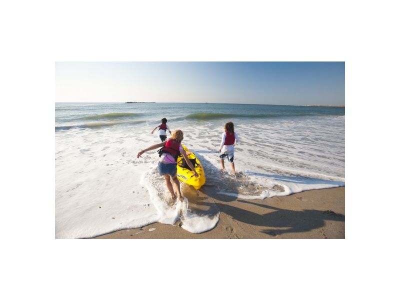 Rund um das Kajak aufblasbar