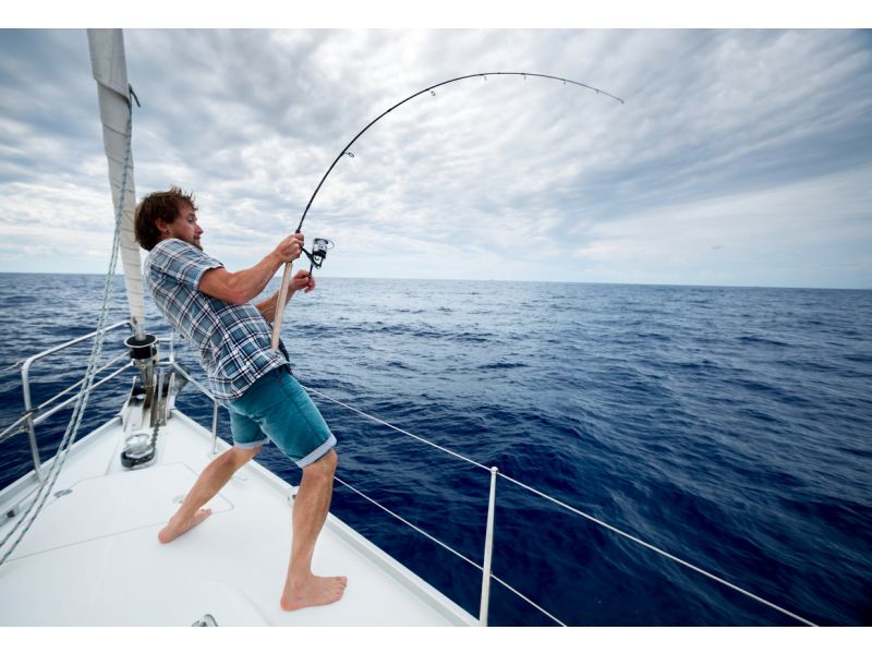 Das Angeln mit dem Boot