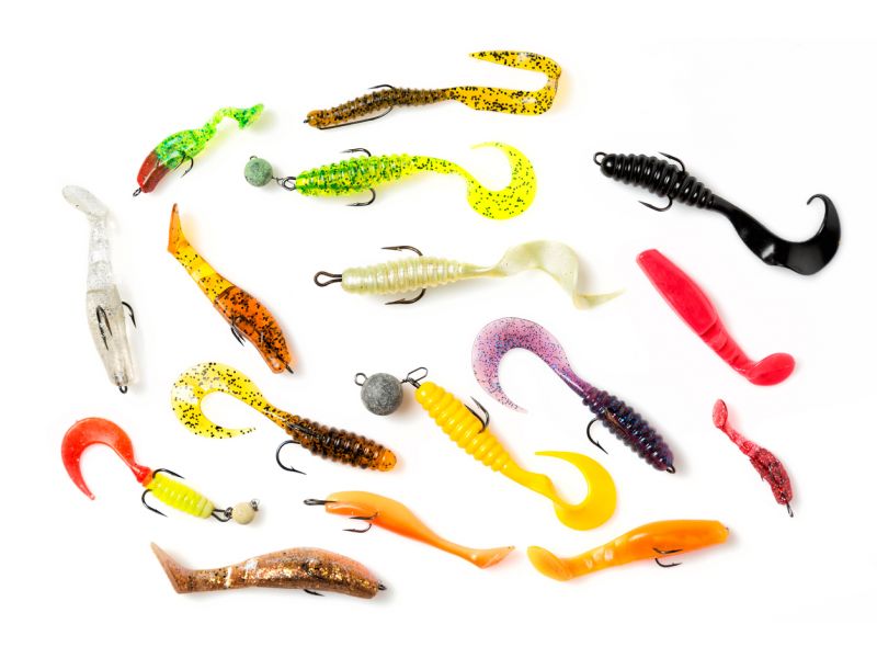 Assortiment de leurres souples