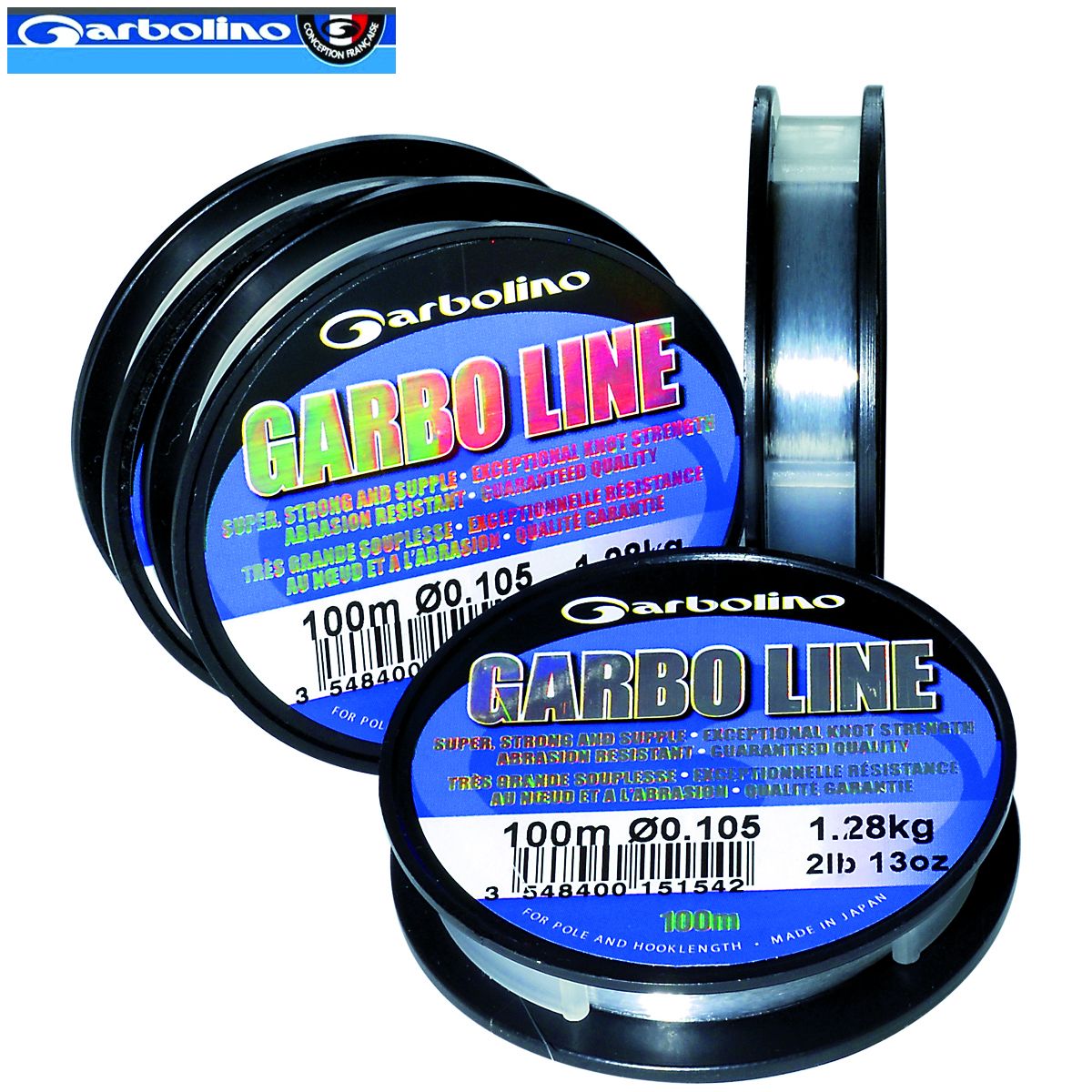 Ombrello In Nylon Garbolino Challenger 2M50 | Leggero Con Bracci In Fibra Di Vetro | Logo Garbolino | Diametro 250 Cm