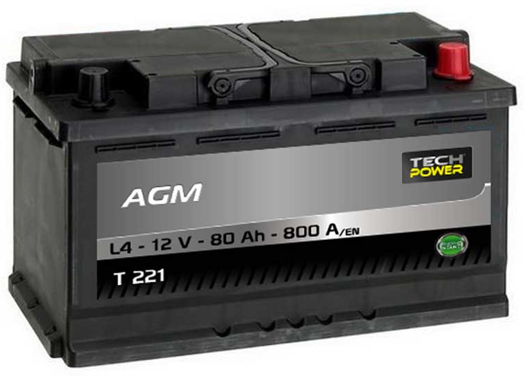 Batterie 12V 70Ah AGM Tech Power Start & Stop -  - Ihr