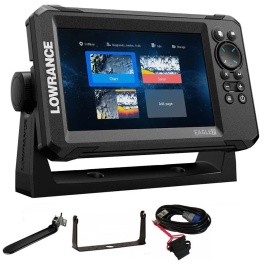 Echolot Mit Gps Lowrance Eagle 7 CHIRP HDI + Geber 83/200/455/800 KHz