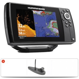 Humminbird Helix 7 G4 CHIRP MEGA DI + Geber TA + T°c