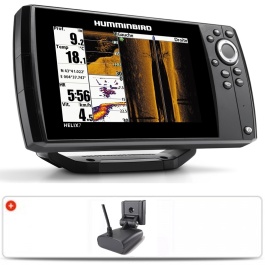 Humminbird Helix 7 G4 CHIRP SI + Geber TA + T°c