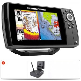 Humminbird Helix 7 G4 CHIRP + Geber TA + T°c