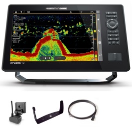Humminbird Xplore 10 CHIRP XD + Heckgeber + T°c Heckgeber 