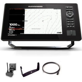 Humminbird Xplore 9 CHIRP + Heckgeber + T°c Heckgeber 