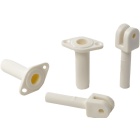 Bimini top klappbar Osculati 2 bögen Light 130/140 weiß