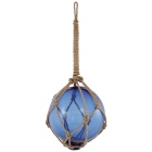 Schwimmer von angel Décomarine aus Glas, Ø 15 cm, blau