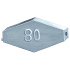 Glatte Sechskant-Bleigewichte, Beutel mit 7 Stück in 15 gr