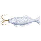 25 Zinnfisch Dreifachhaken 7g - Dreifachhaken N°6