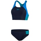 Bikini Colourblock Splice 2PC Speedo Navy/Bondi Blue/Aquarium - Größe 46