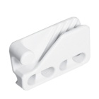 Klampe mobil Clamcleat mit Löchern CL234 weiß