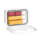 Stauklappe Nuova RadeTop Line mit Schubladen 270 x 375 mm - grau