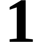 Schwarze Zahl Plastimo 8 cm - Schlauchboot - 1