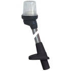 Weißes Navigationslicht auf schwarzer Stenge Lalizas- 105-cm-Sockel