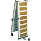 Gangway faltbar Osculati weiß lackiert 260 cm