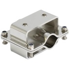 Doppelflansch aus Edelstahl Seanox für Angelrute-Tür - Edelstahl Durchmesser 22 bis 35mm