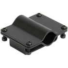 Edelstahlflansch Seanox für Angelrute Tür - Schwarz Durchmesser 22 bis 35mm