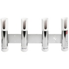 Angelrute TürSeanox 4 Angelruten - Edelstahl weiß