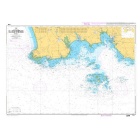 Gefaltete Shom Seekarte von Pointe de Penmarc'h bis Pointe de Trévignon