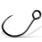 7 Angelhaken VMC 7238 Einfach Inline Super Light Schonhaken Black Vernickelt Nr. 4