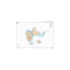 Gefaltete Shom-Karte Guadeloupe-Montserrat bis Marie-Galante