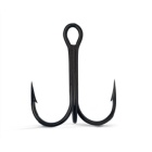 100 Haken VMC 8650 Triple Round Schwarz N°10