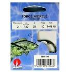 Spezial Meer Geschmiedet Nickel 9408 NI 120 cm Angelhaken Nr. 2 auf Nylon 35/100