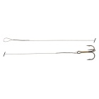 Vorfach Cannelle Multiflex C723 40 cm Schnalle + Angelhaken Dreifach N°4 9 kg