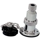 Wasserdichte Muffe aus verchromtem PlastimoMessing 3 A - Ø Sockel 36 mm