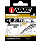 Montierte-haken Vmc 7050 Forellen Spezial mit Feder - n°6 auf 25/100