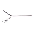 Anti-tangle boom 12 cm Metallisch X 2