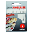 Spezial Englisch 7038 BN 50 cm angelhaken N°18 auf Nylon 10/100