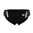 Arena Badehose Slip Brief Graphic Herren - Schwarz/Weiß - Größe 105