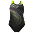 Badeanzug Arena Jellyfish Badeanzug  - multi-artic - Größe 44 Swim Pro Damen Black lime 