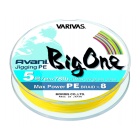 Geflochtene schnur Varivas Avani Big One Jigging multicolor - PE4 33/100 64 LB 600 M