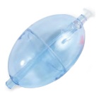 2 Buldos Ovale Schiebegläser Transparent Nr. 1 - 8 gr