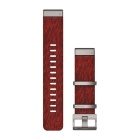 Armband Garmin Quickfit Nylon 26mm - Rot meliert