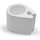 Glastür Oceanauf Rohr - weiß