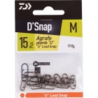 Karabiner Daiwa D'Snap bleigewicht U GRÖSSE M