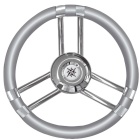 Steuerrad boot Osculati weiches Polyurethan grau/edelstahl 350mm