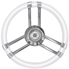 Steuerrad boot Osculati weiches Polyurethan weiß/Edelstahl 350mm