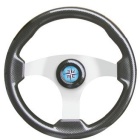 Steuerrad boot Osculati Technic carbon-look/carbon silber 350 mm