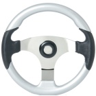 Steuerrad boot Osculati Technic schwarz/silber 350 mm