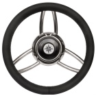 Steuerrad boot Osculati Blitz mit weicher Polyurethan-Krone schwarz 350mm