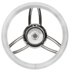 Steuerrad boot Osculati Blitz mit weicher Polyurethan-Krone weiß 350mm