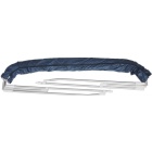 Bimini top klappbar Osculati 3 bögen Ø 22 mm 160/170 cm blau navy