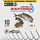 Hamecon einzelne Öse Fishing Ferrari Kaptura Chinu SS - n°4 Beutel mit 10PZ