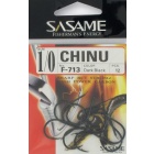 Einzelhaken Sasame Chinu Dark Black Hook - n°4 x 18St